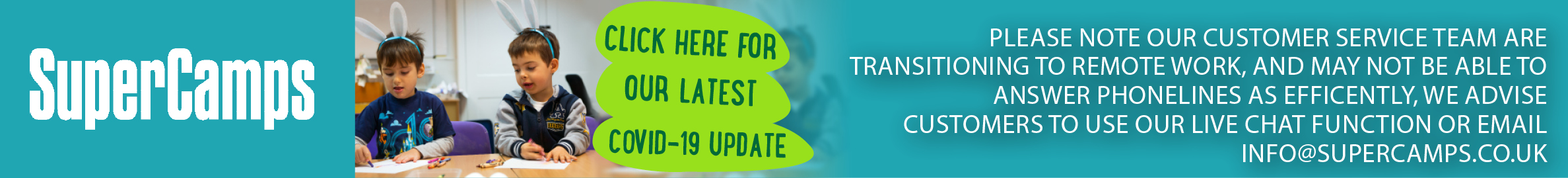 SuperCamps Coronavirus COVID-19 Update SuperCamps Coronavirus COVID-19 Update